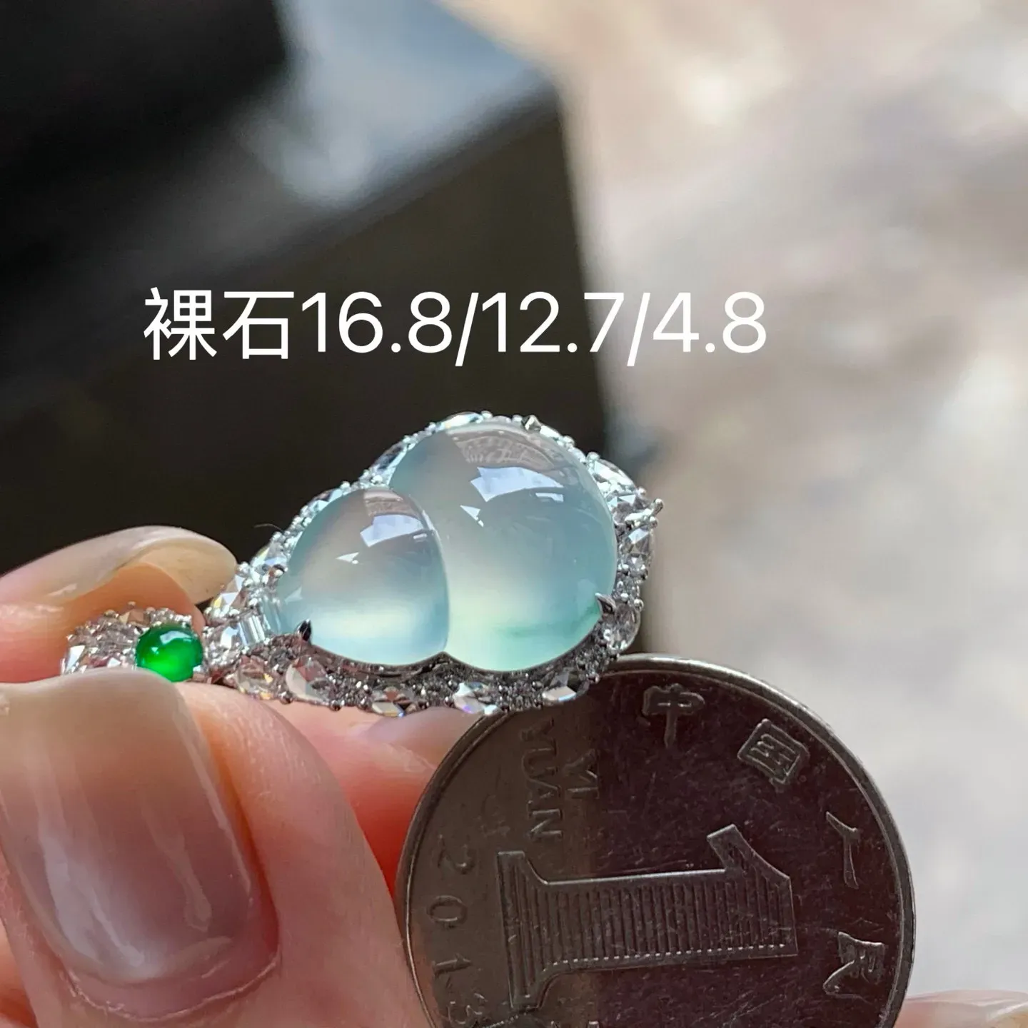 冰种葫芦
真金镶嵌