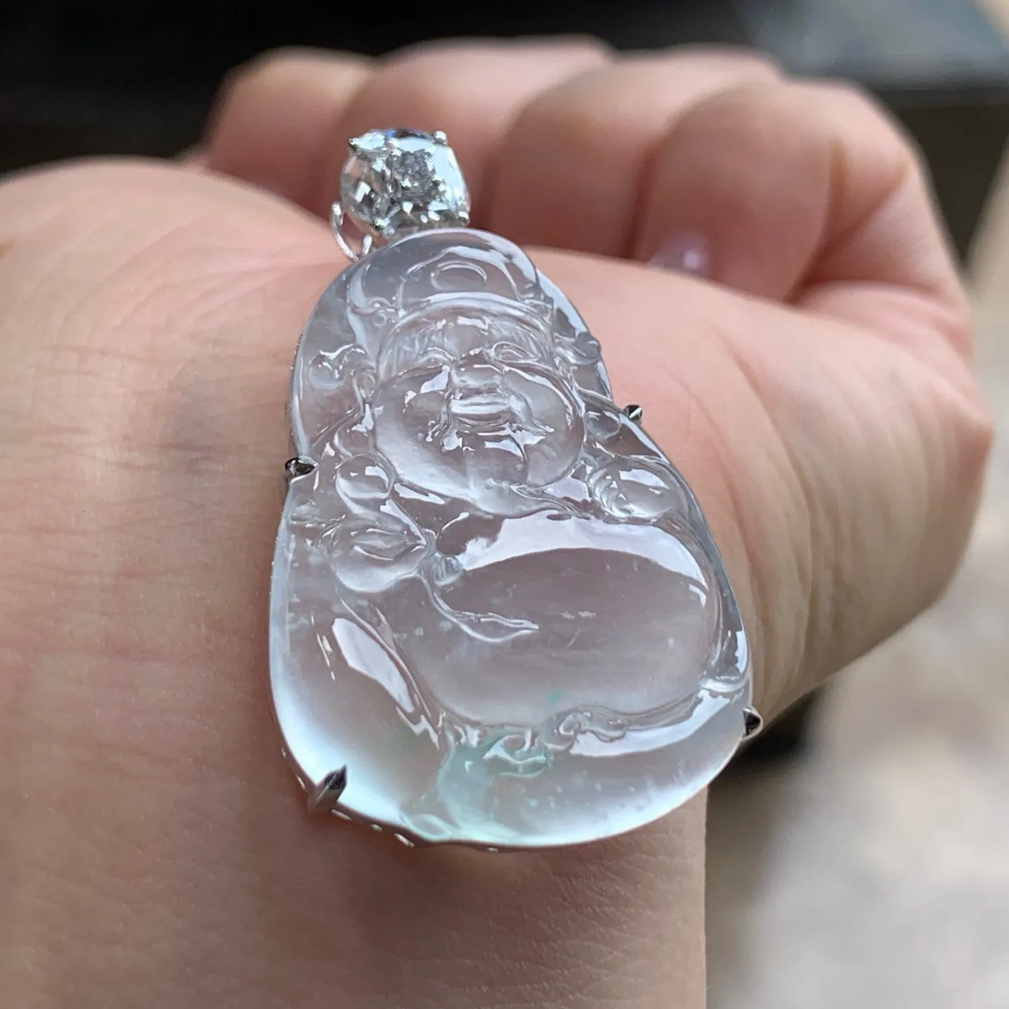 雪花棉财神
种老 真金镶嵌