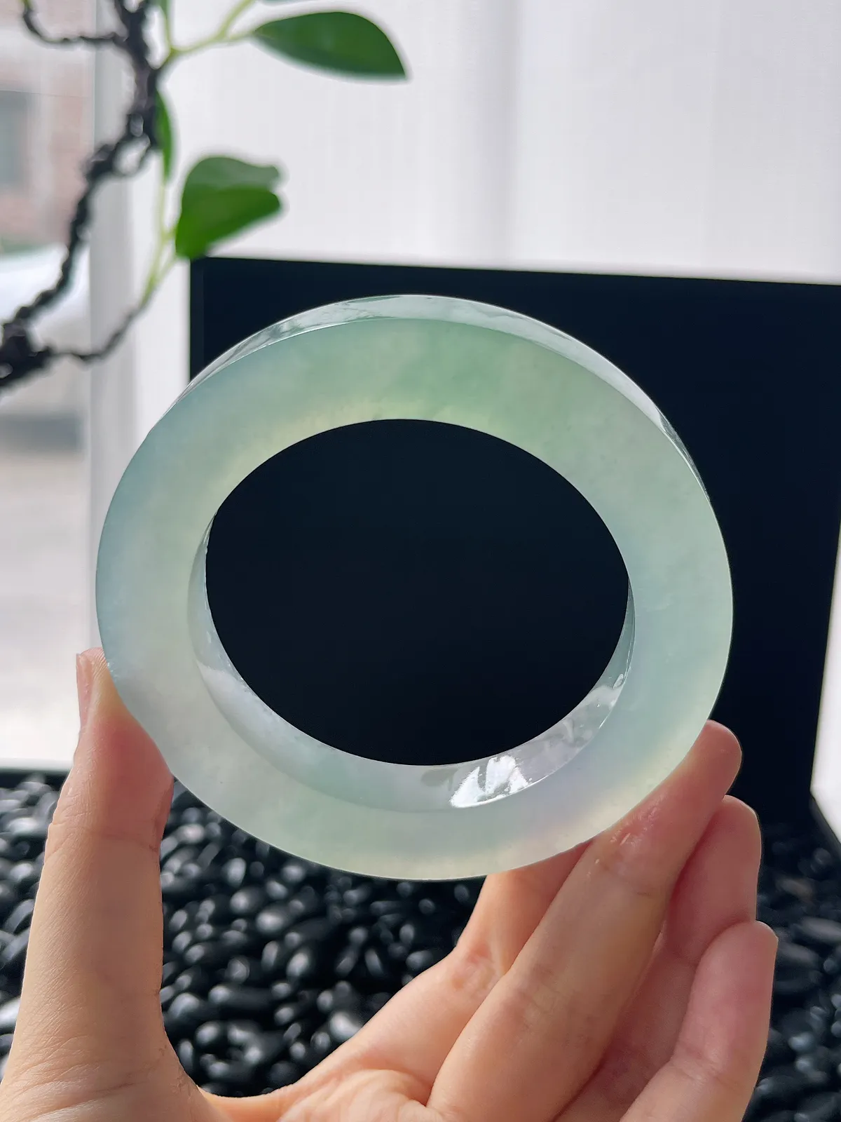 翡翠镯饼，⭕️正圈最大做65，圆条最大做61；最小做57.7