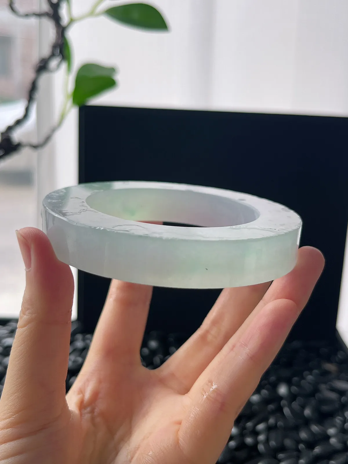 翡翠镯饼，⭕️正圈最大做65，圆条最大做61；最小做55