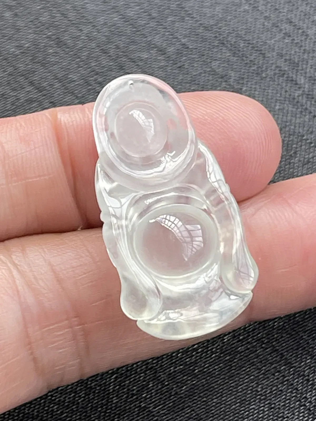 缅甸翡翠A货，笑佛，站佛，一生平安，幸福美满，上身效果好，饱满，