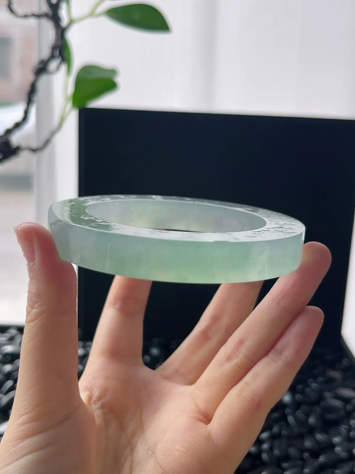 翡翠镯饼，⭕️正圈最大做65，圆条最大做61；最小做57.7