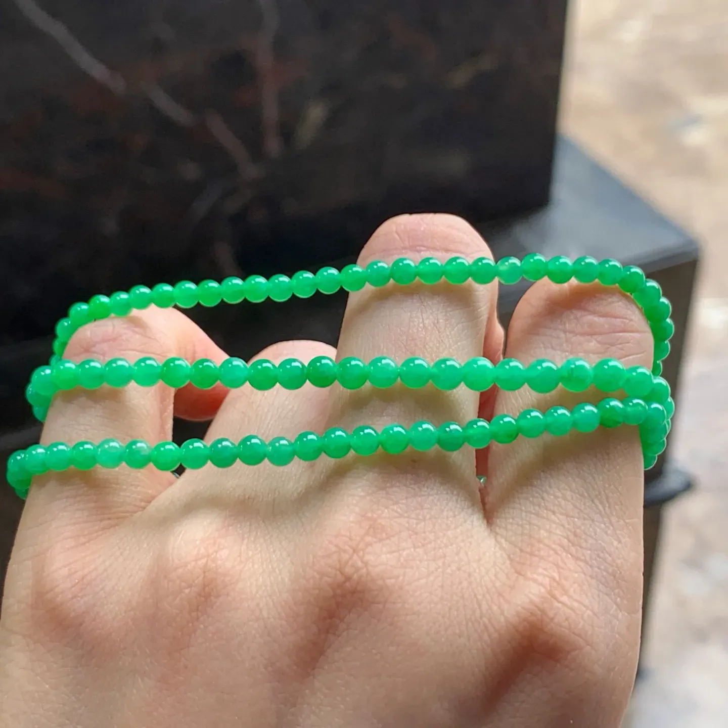 冰阳绿珠链
种好水润