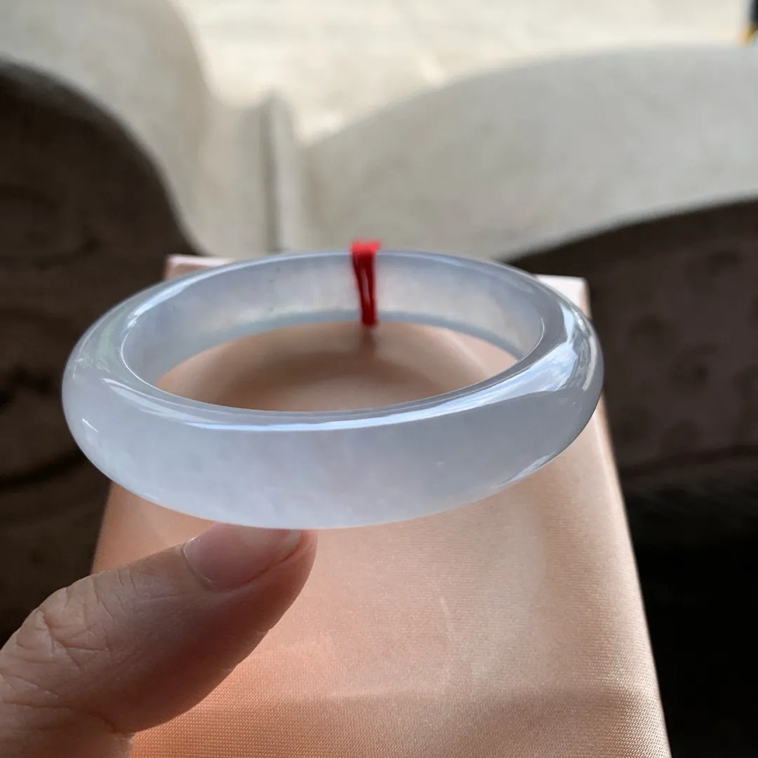 正圈冰玻白月光 无瑕 尺寸:53.4/12/8.4 起刚光️️