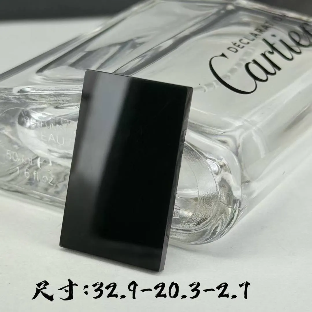 精品墨翠小无事牌 种好色正 黑度极好 打灯通透 油性十足 尺寸32.9
