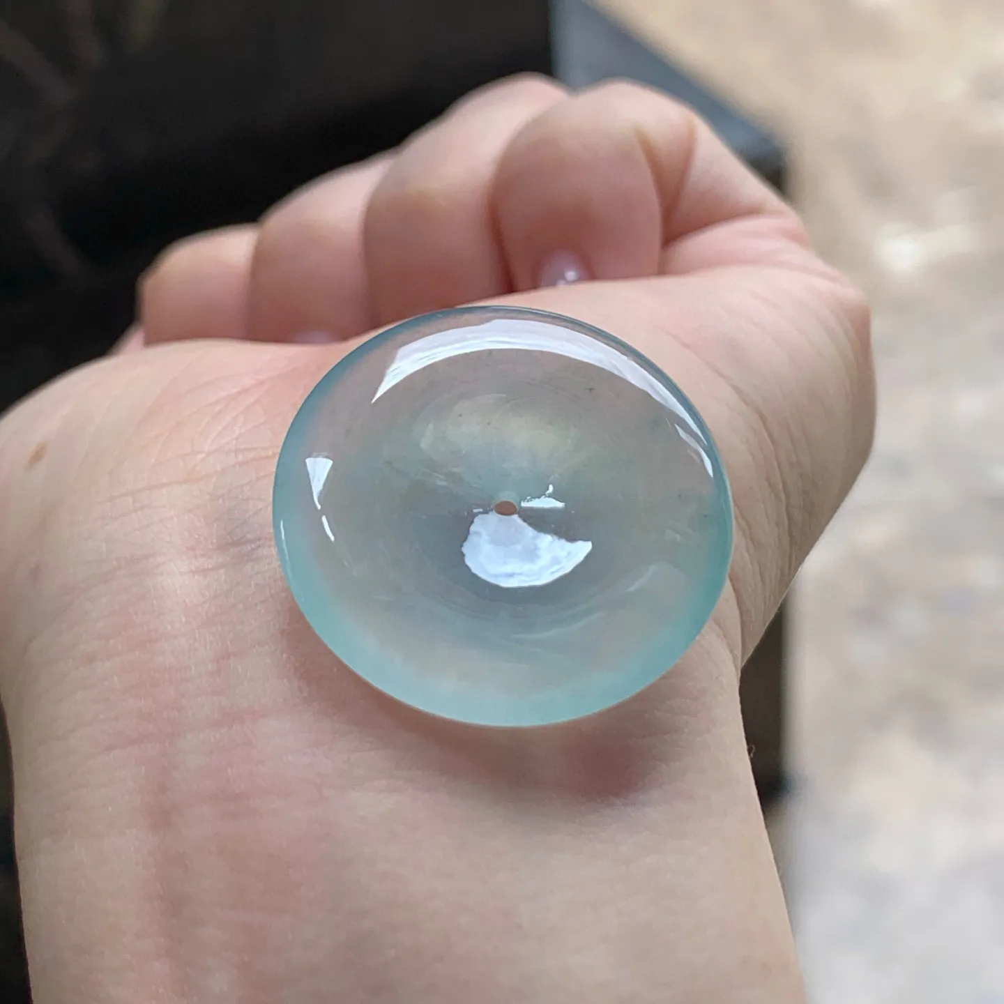冰种平安扣
平安顺遂～
