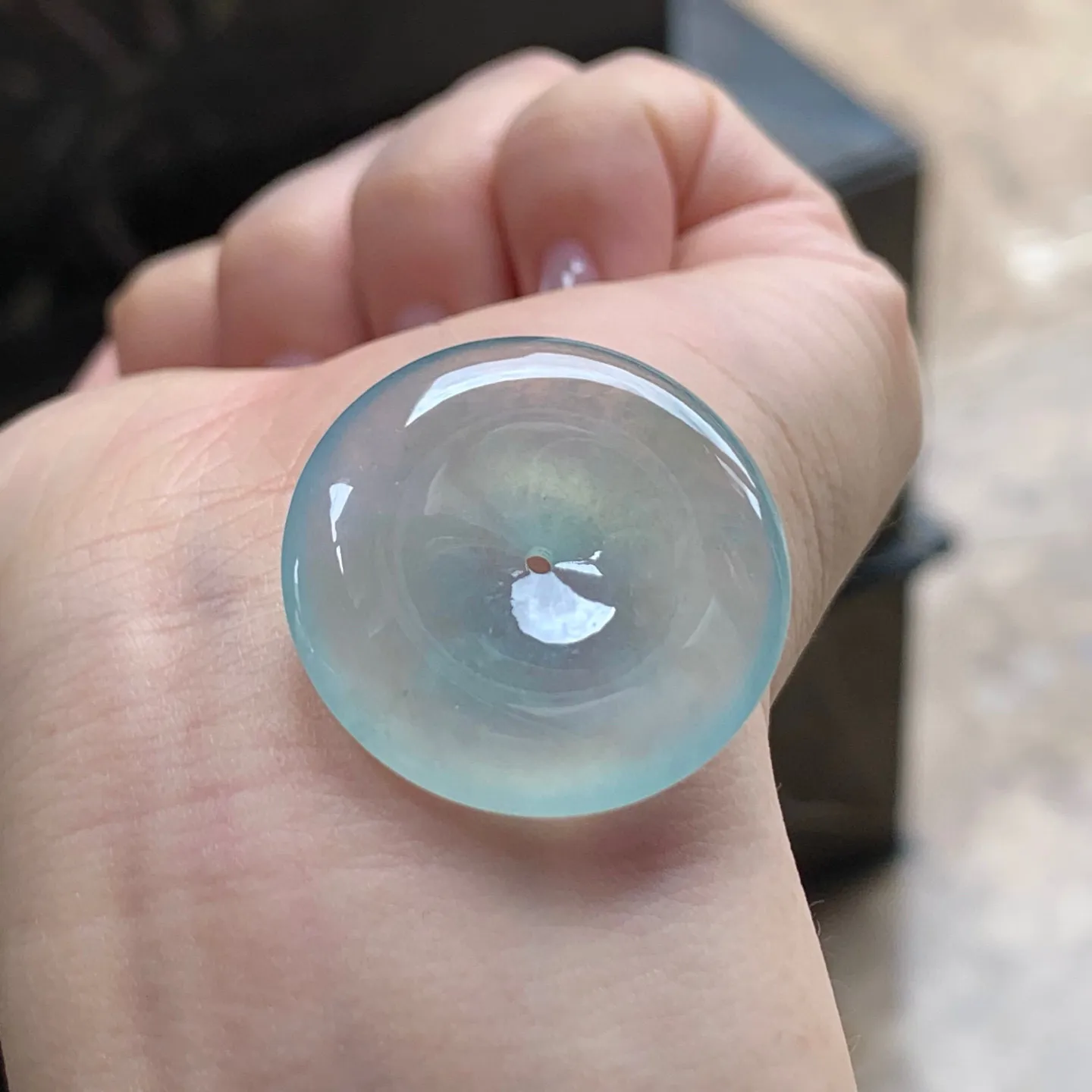 冰种平安扣
平安顺遂～