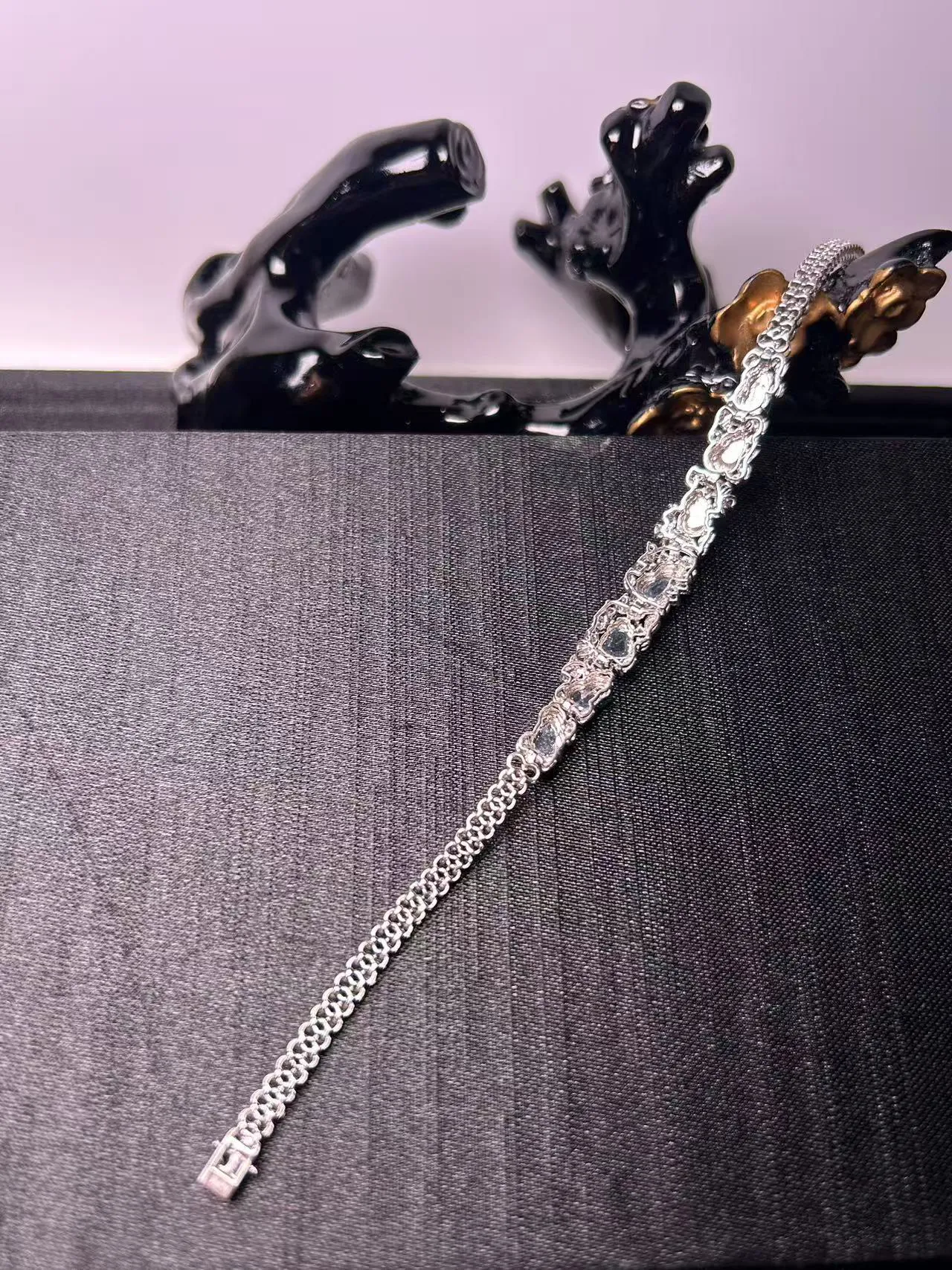 缅甸翡翠A货，葫芦手链，平平安安，健健康康．快快乐乐，上手效果美美的