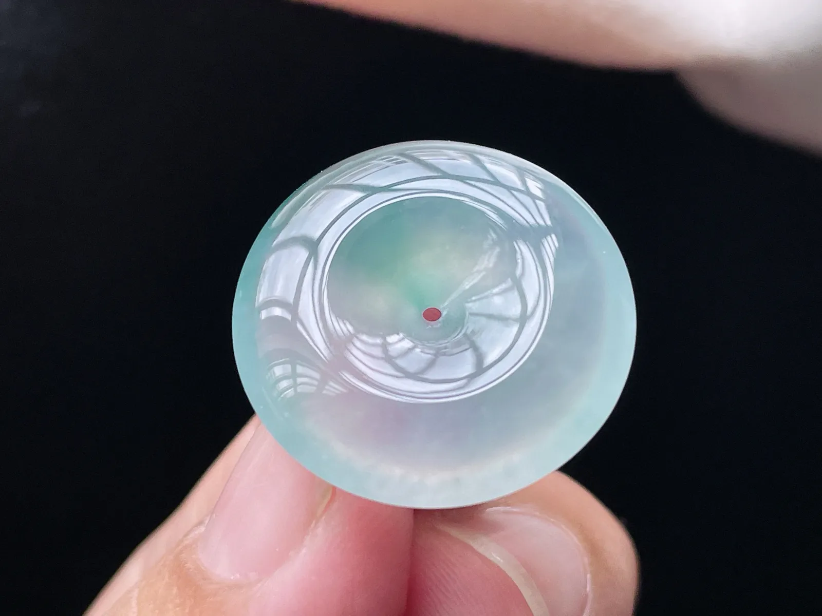 冰种飘花·平安扣
 
裸23.8-5.8mm