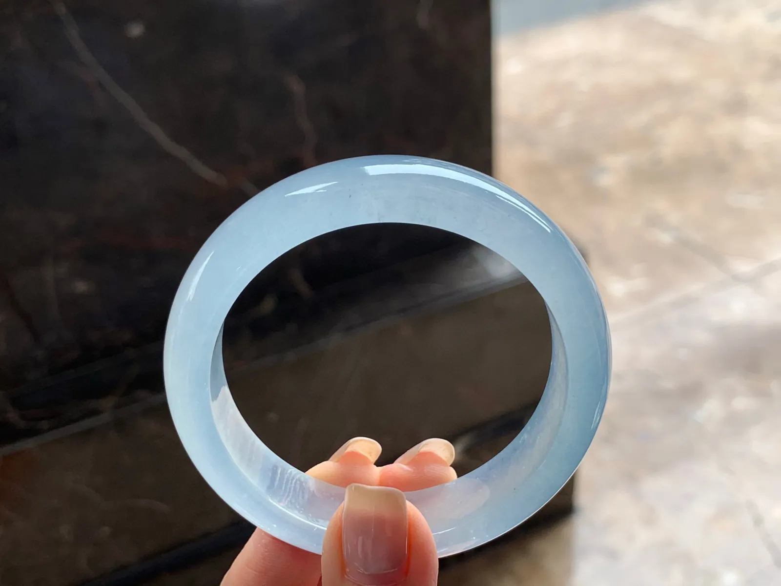 冰种手镯
种老58/15/8.6mm
