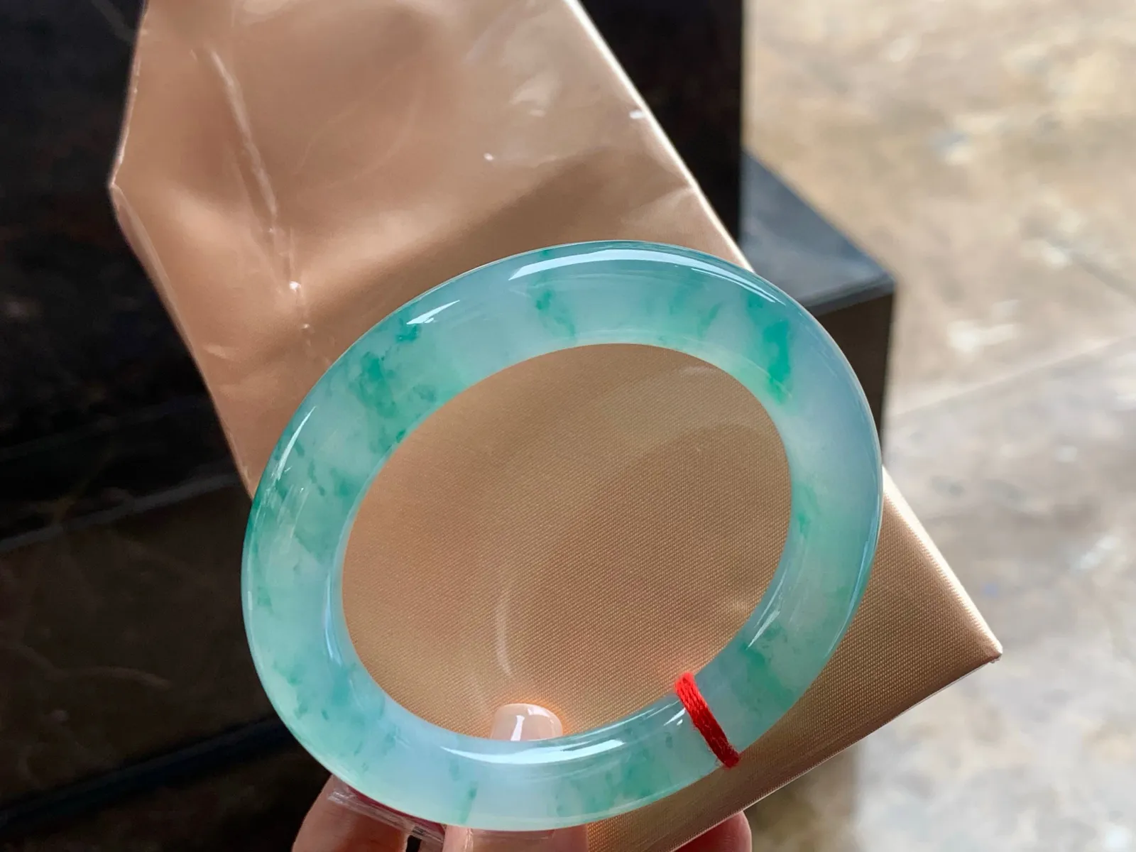冰种色花福镯
种老 56/11
