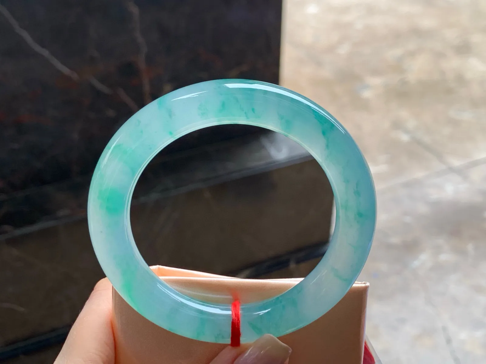 冰种色花福镯
种老 56/11
