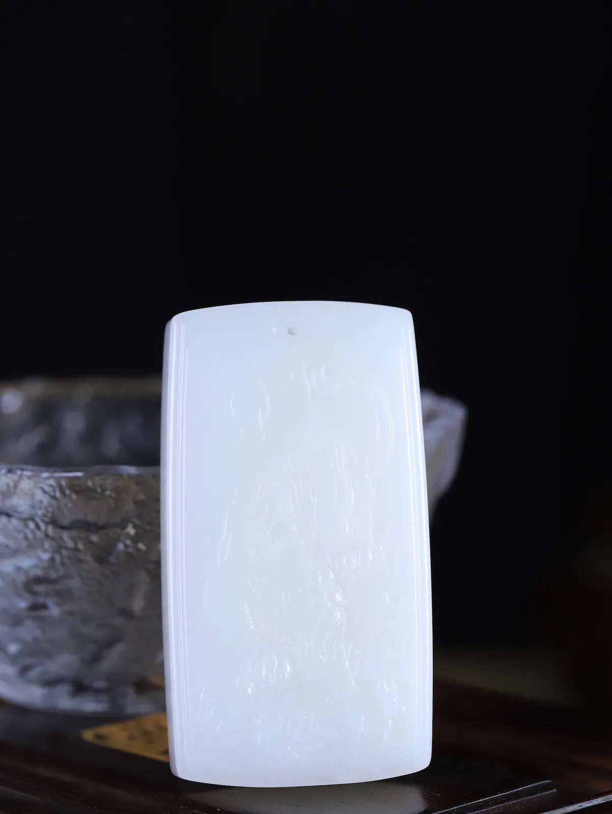 和田玉白玉虎挂件，玉质温润细腻 油性十足 尺寸57.8-31.6-10mm   FDL-78702055