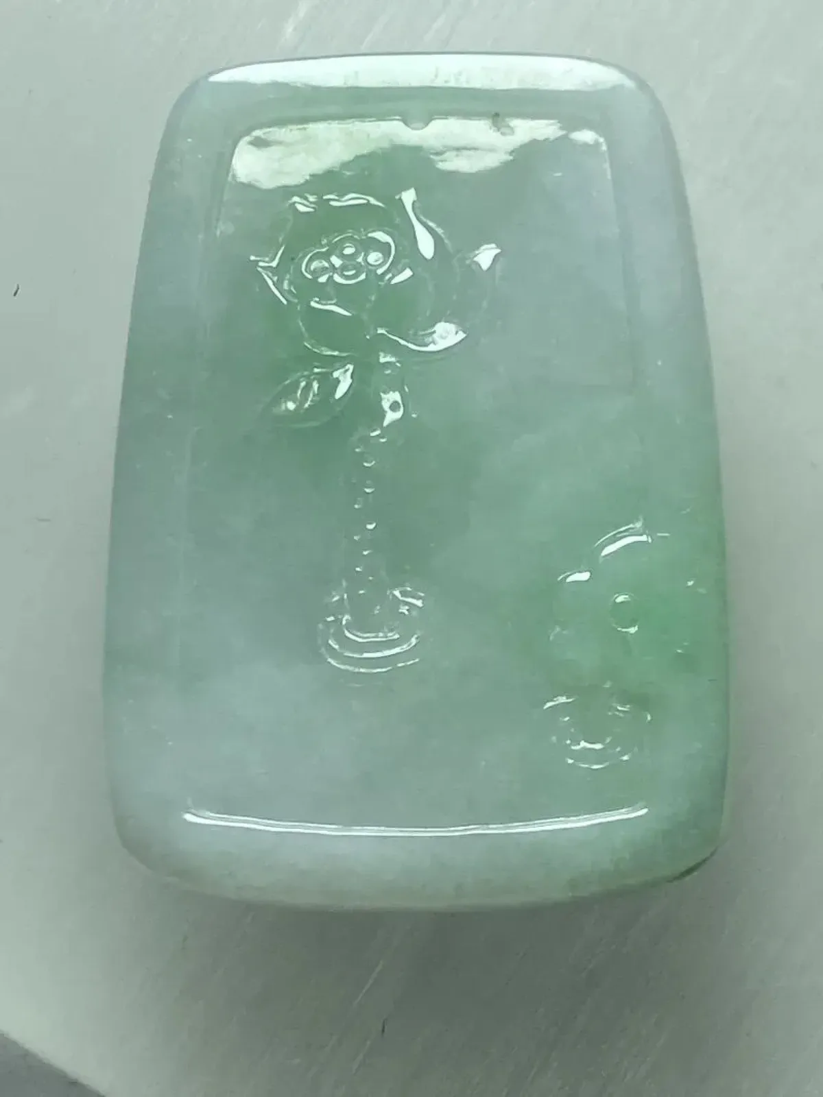 缅甸翡翠A货，吉祥飞鹤，福在眼前，平平安安，年年有余，上身效果美