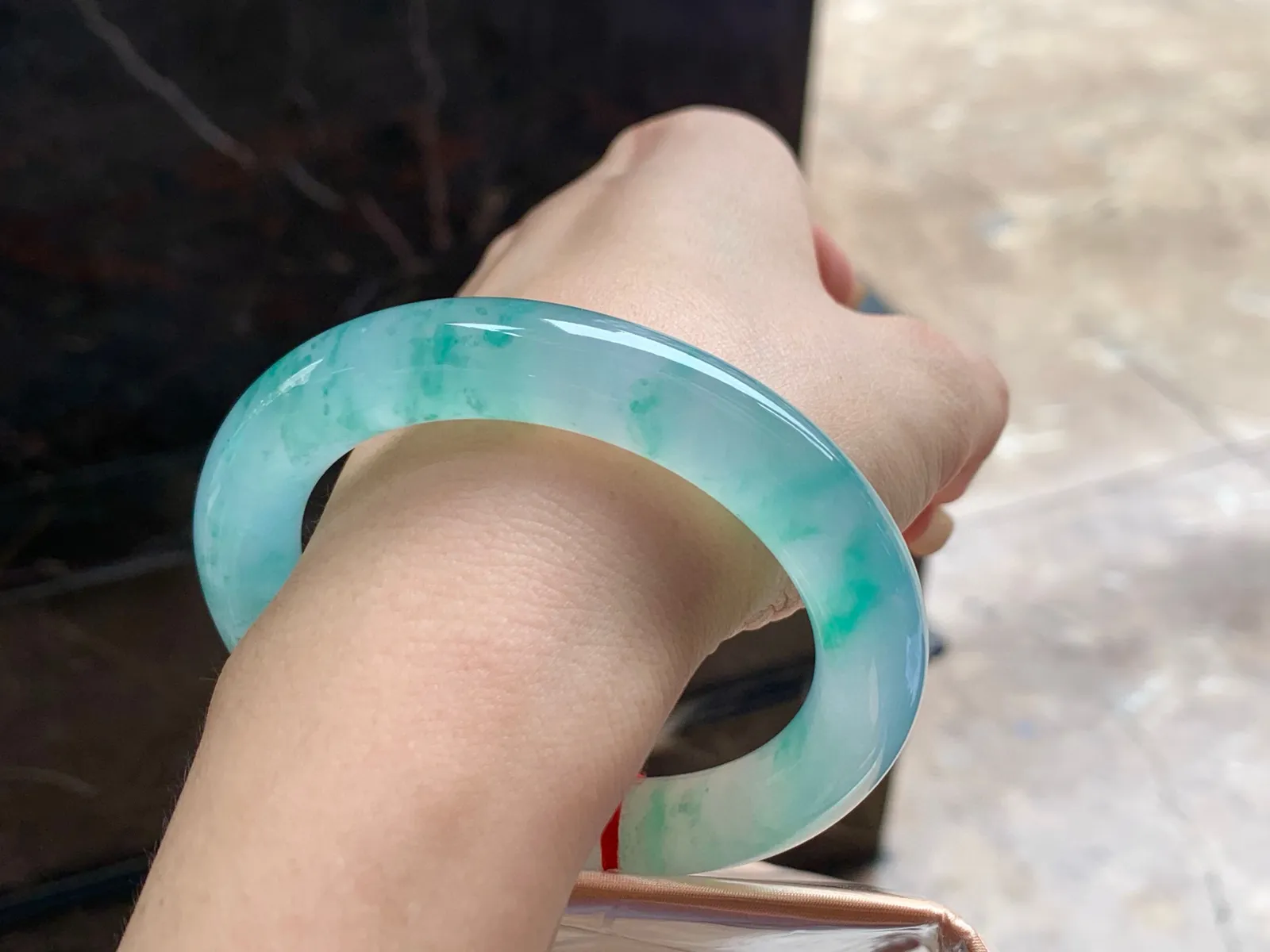 冰种色花福镯
种老 56/11