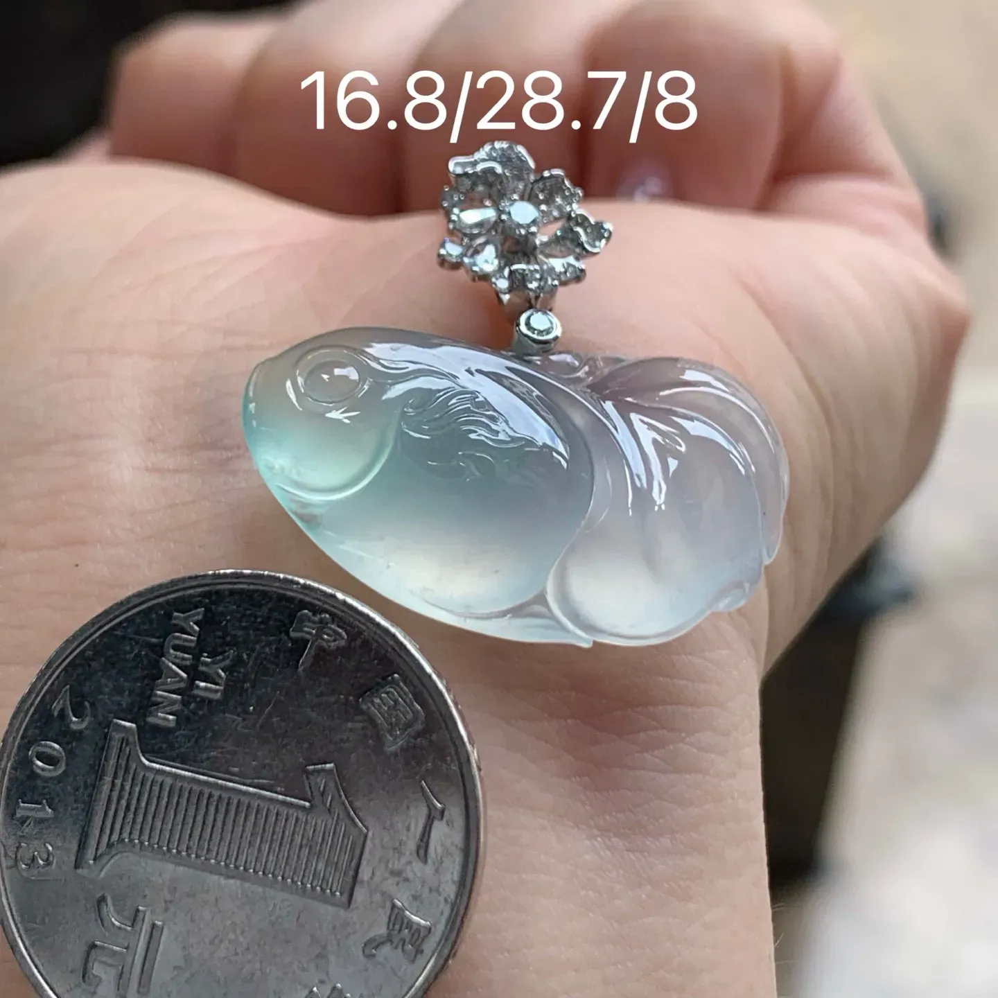 冰种年年有余
种老 金扣