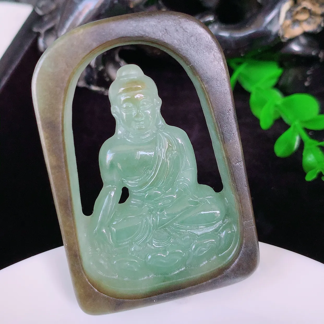 精品阿弥陀佛，飘绿翡翠大日如来、佛祖，法相端庄静美，普度众生 #60.21