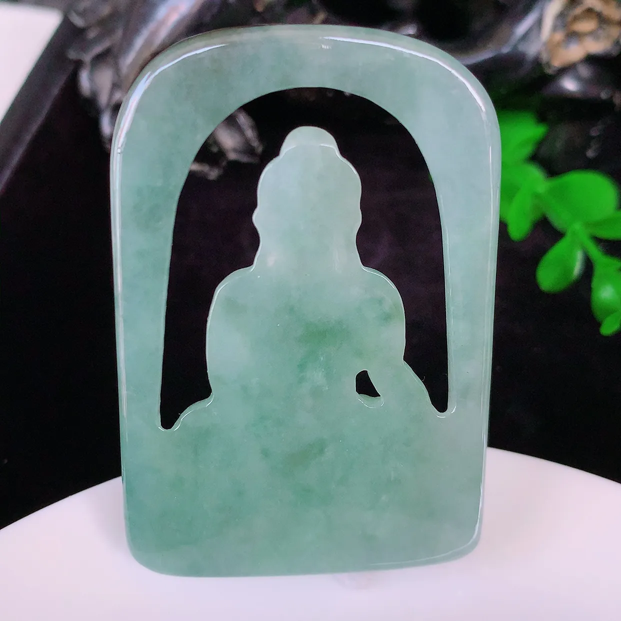 精品阿弥陀佛，飘绿翡翠大日如来、佛祖，法相端庄静美，普度众生 #60.21