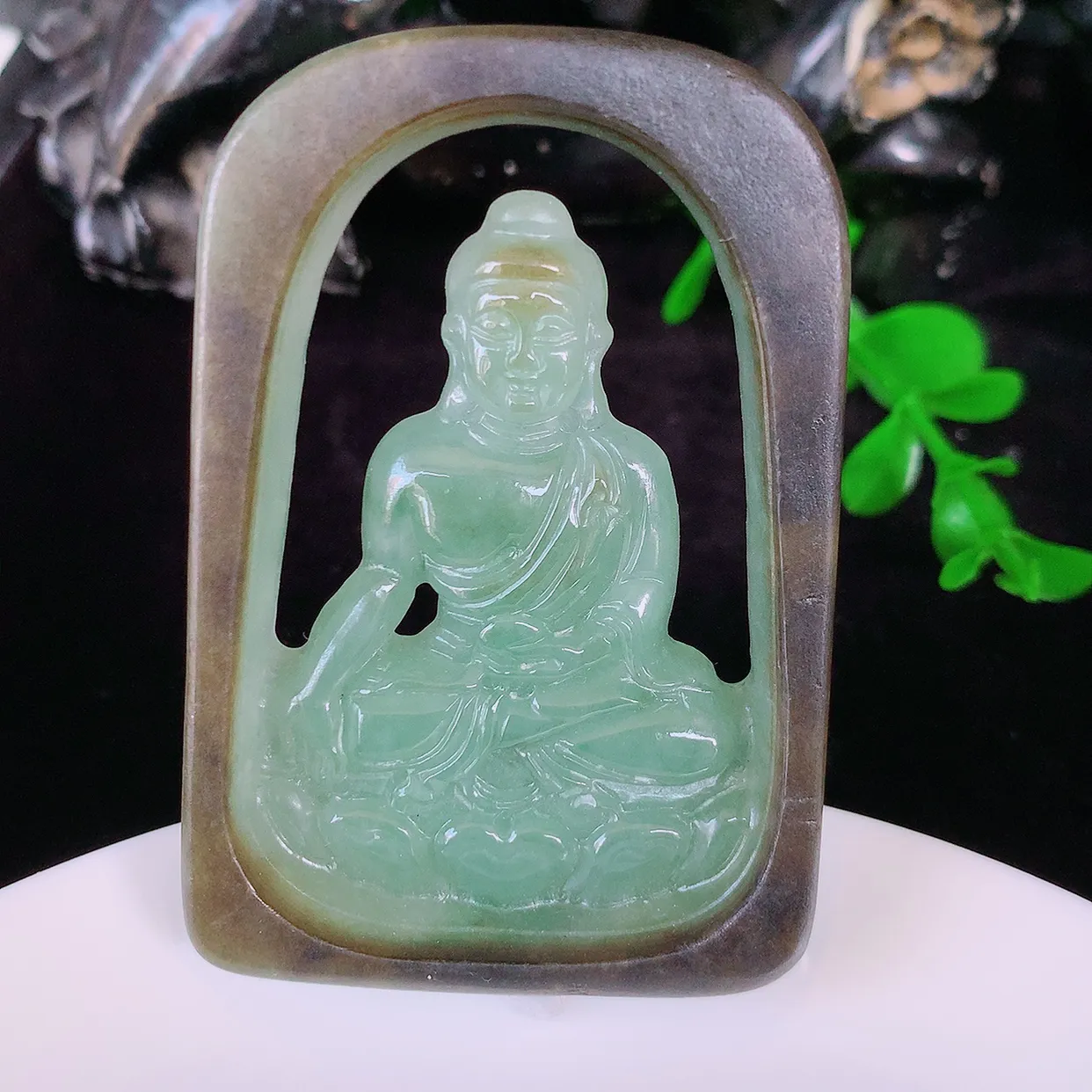 精品阿弥陀佛，飘绿翡翠大日如来、佛祖，法相端庄静美，普度众生 #60.21