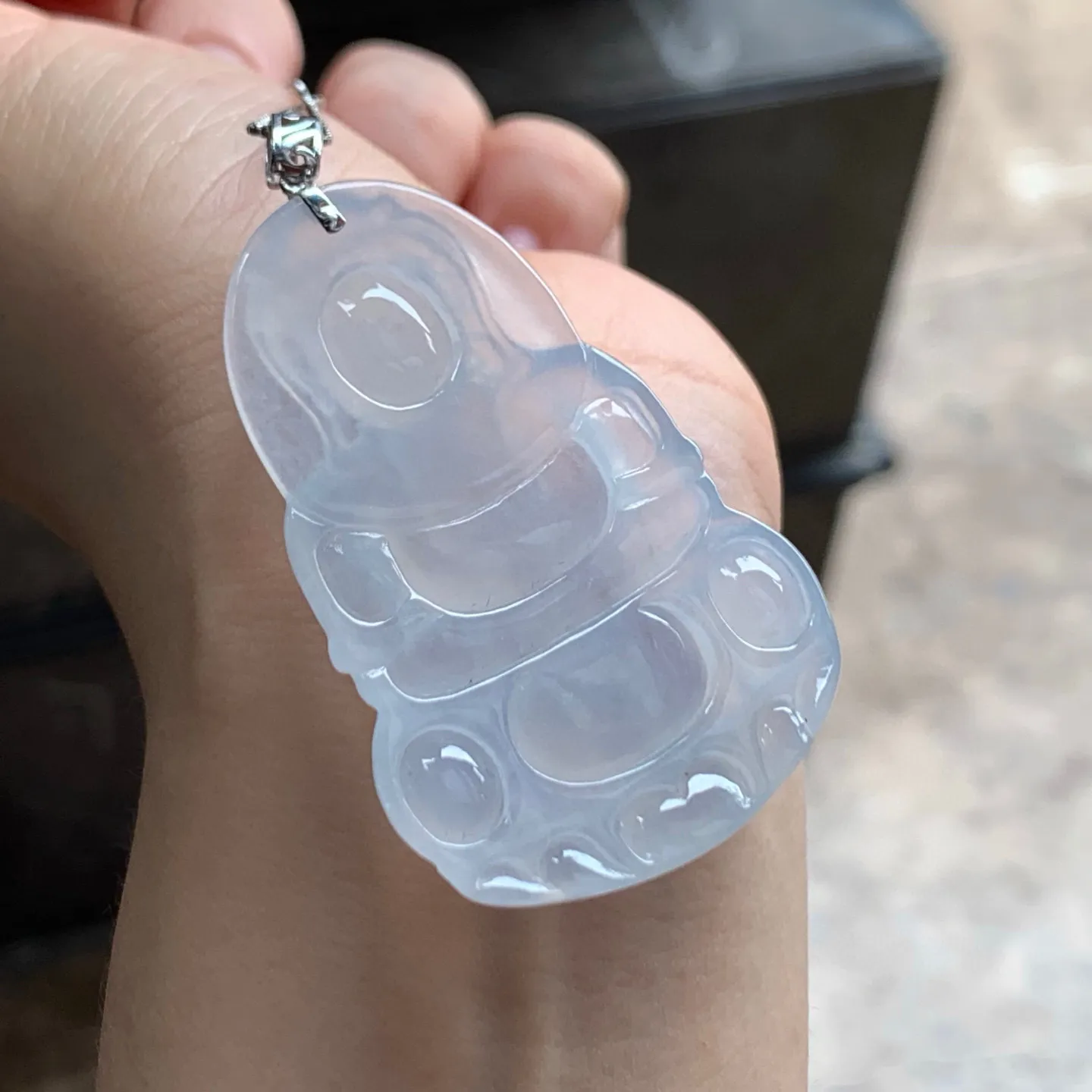 冰种观音
清爽 金扣