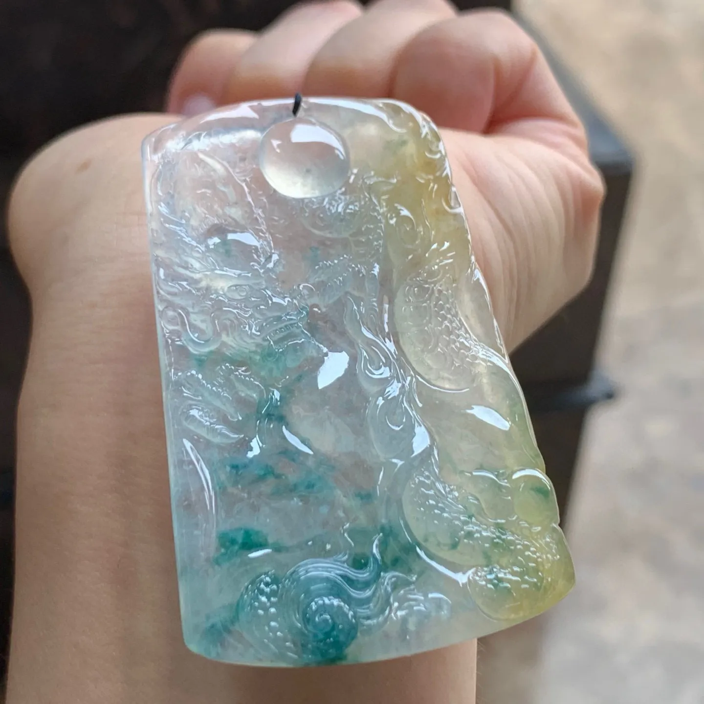 冰黄飘花龙牌
种老水足 独特