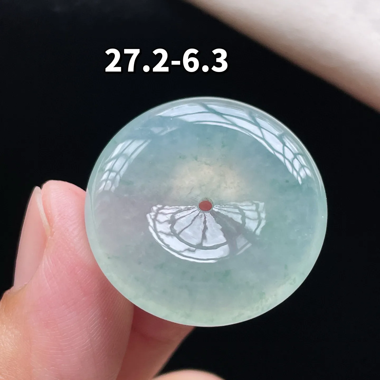 冰种晴水·平安扣
 
裸27.2-6.3