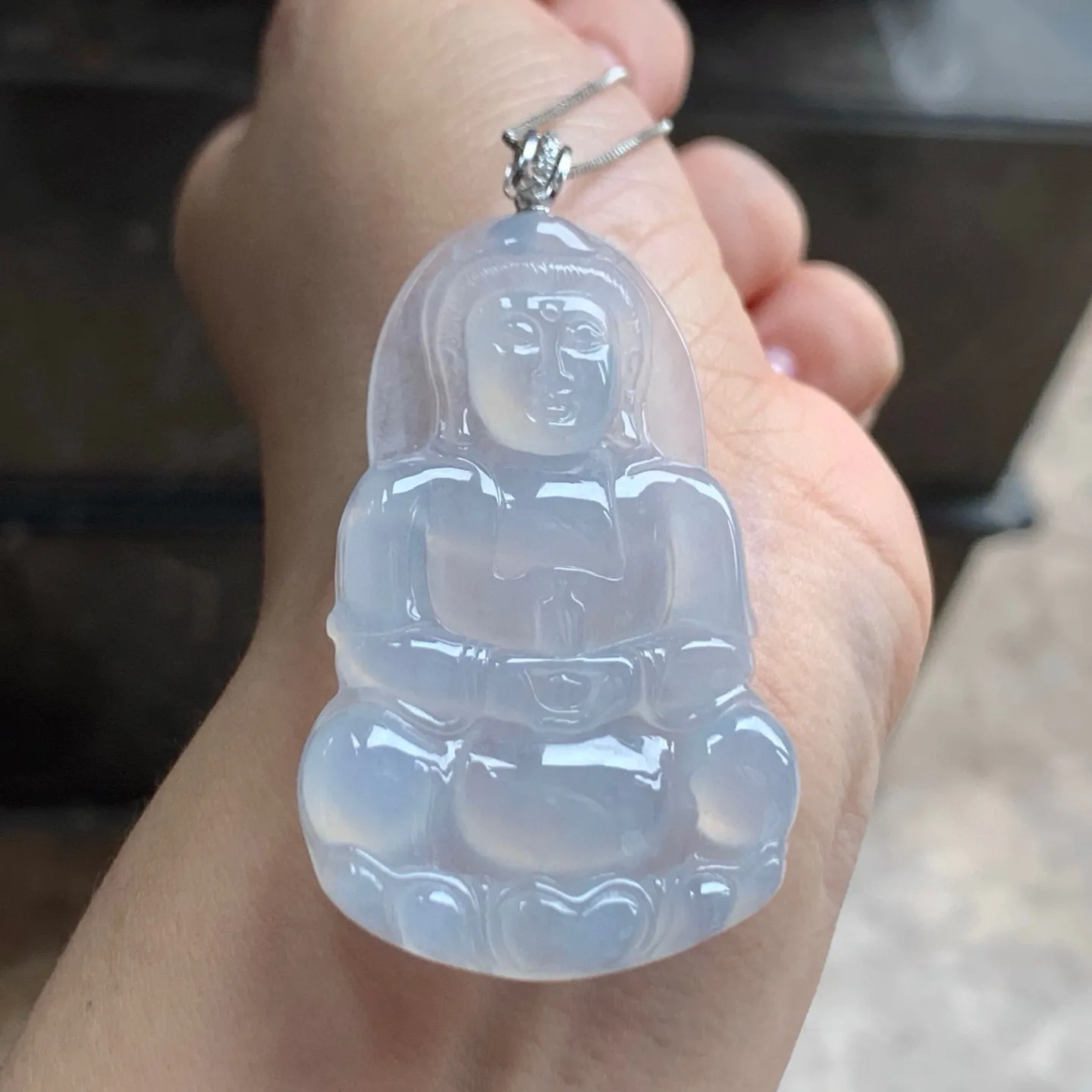 冰种观音
清爽 金扣