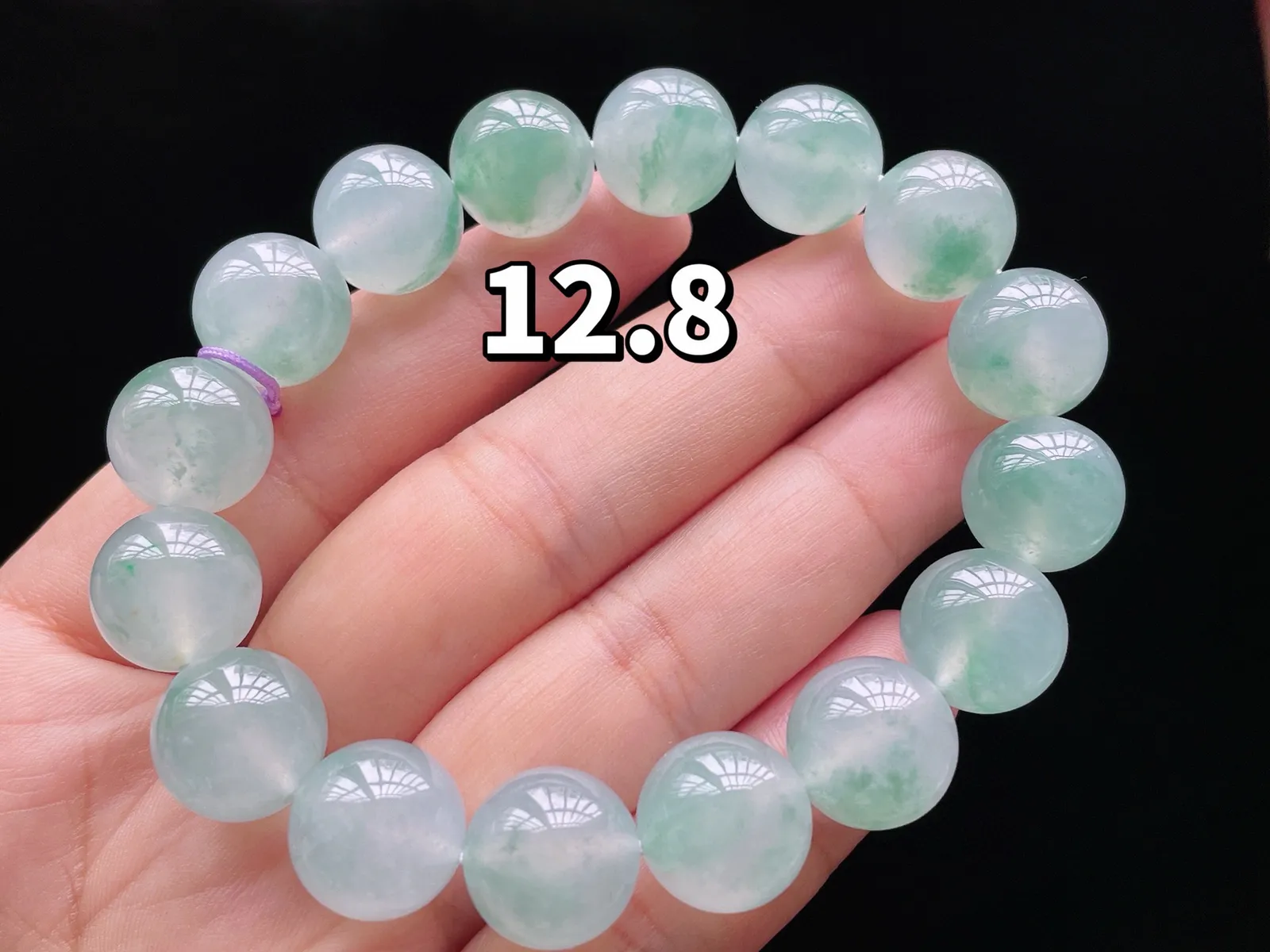 冰种飘花·珠串
 
裸12.8