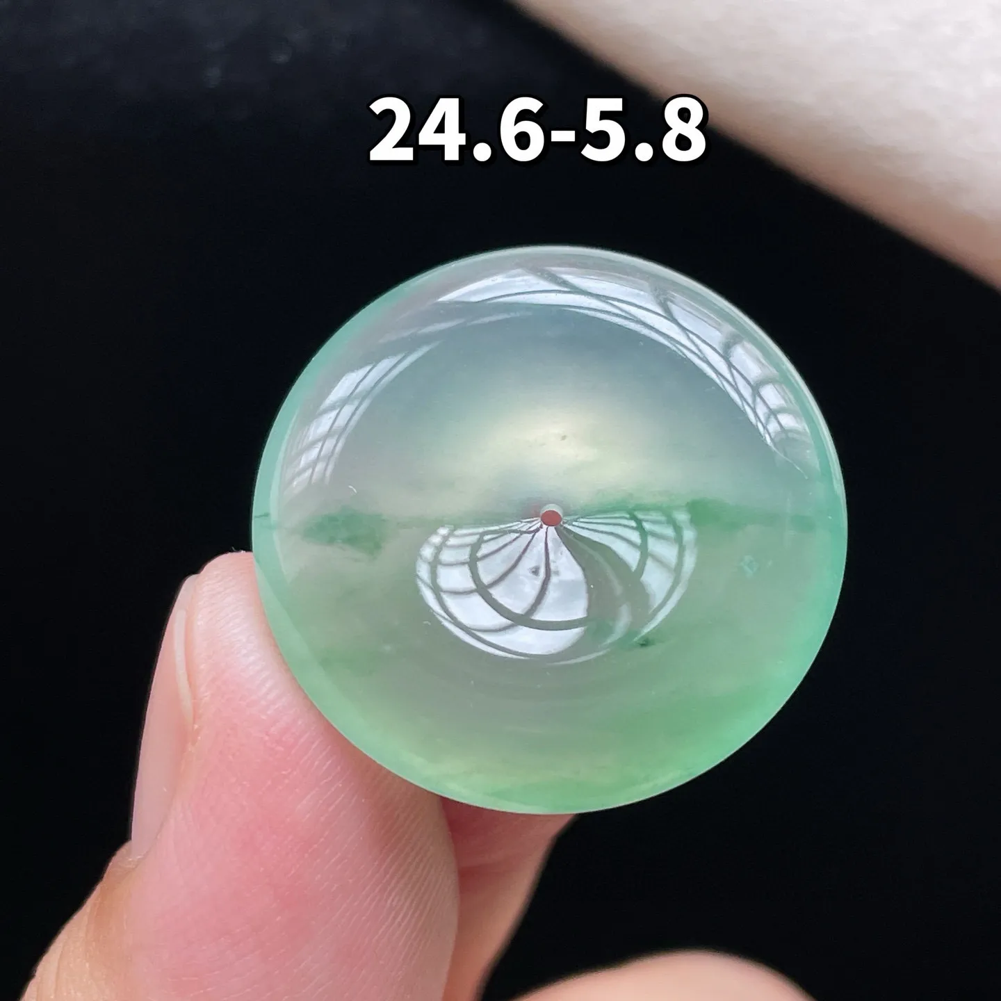 冰种飘花·平安扣
 
裸24.6-5.8