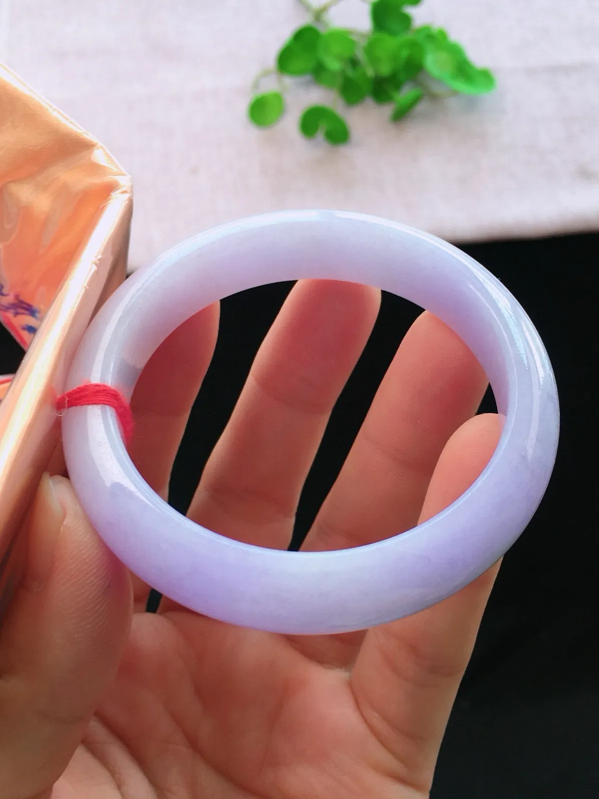 正圈55-56可戴，种老水足，尺寸56/12.5/7.8mm，紫罗兰正圈翡翠手镯