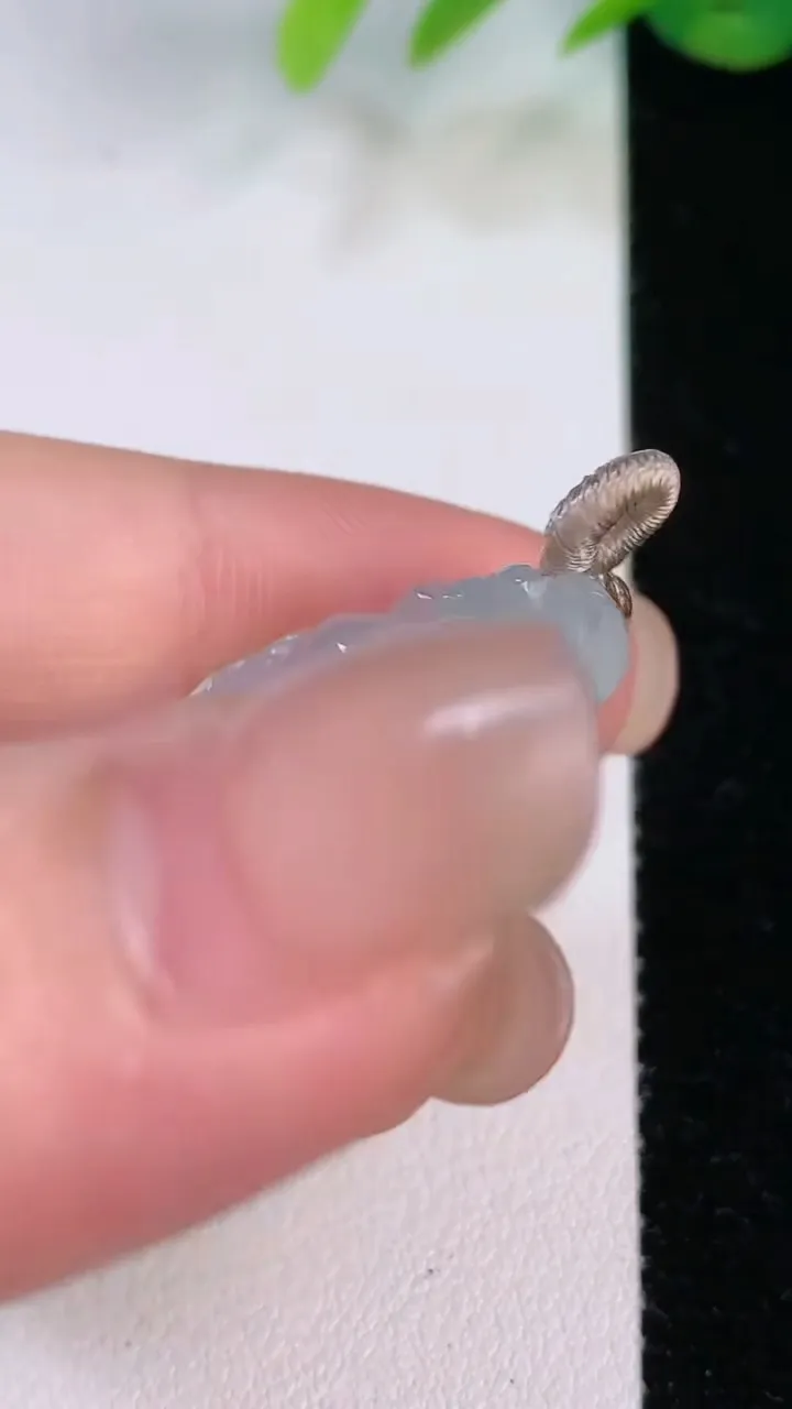 天然A货翡翠如意吊坠，尺寸31-25.8-6.5，重量:6.76g
8月1日