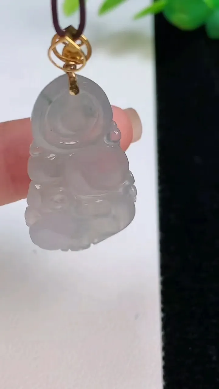 天然A货翡翠种飘花灵猴献瑞 生肖猴吊坠，尺寸37.4-18.8-5.4，重量:6.52g
8月4日