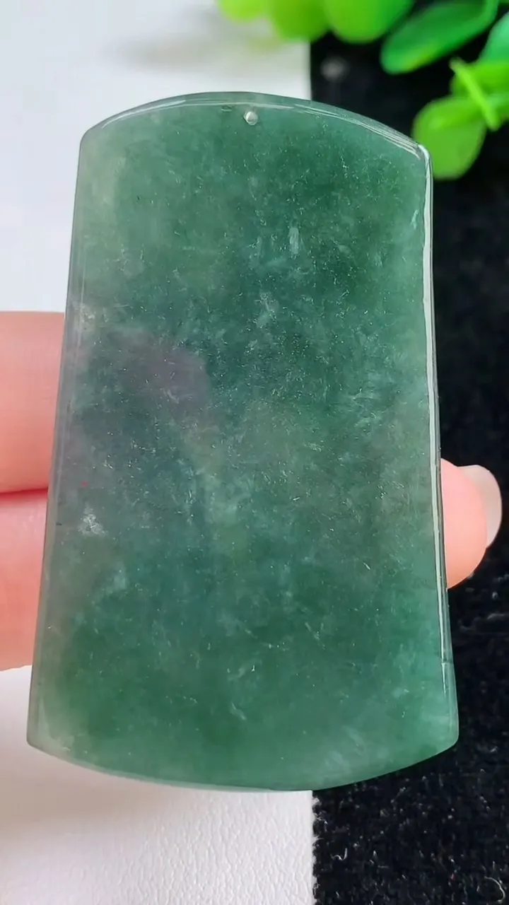 天然A货翡翠龙牌吊坠，尺寸57.7-34-7.4，重量:31.35g
8月12日