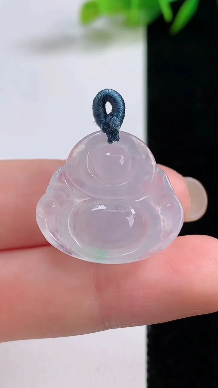 天然A货翡翠佛公吊坠，尺寸21.7-24-6，重量:4.75g
8月25日
