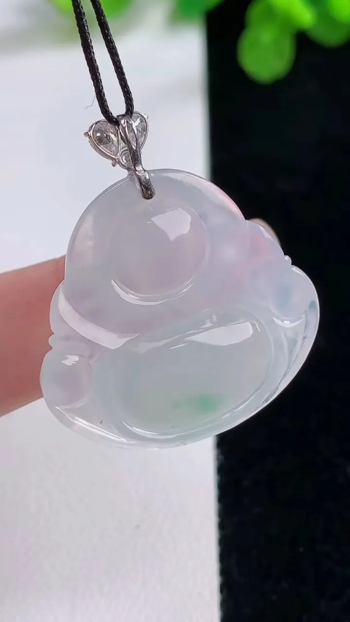 天然A货翡翠佛公吊坠，尺寸27-29.2-6，重量:7.45g
8月26日