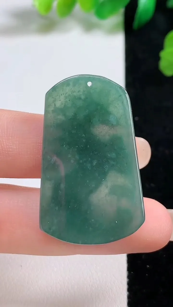 天然A货翡翠蓝水生肖马牌吊坠，尺寸39.5-24.5-5.4，重:8.49g
8月27日