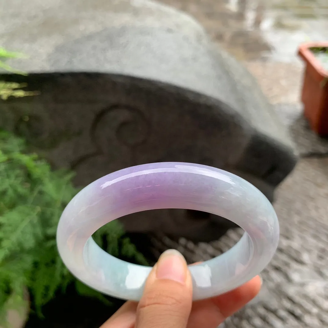 大圈口 58.7-14.2-10.4【紫罗兰正圈手镯】正圈58 59可戴