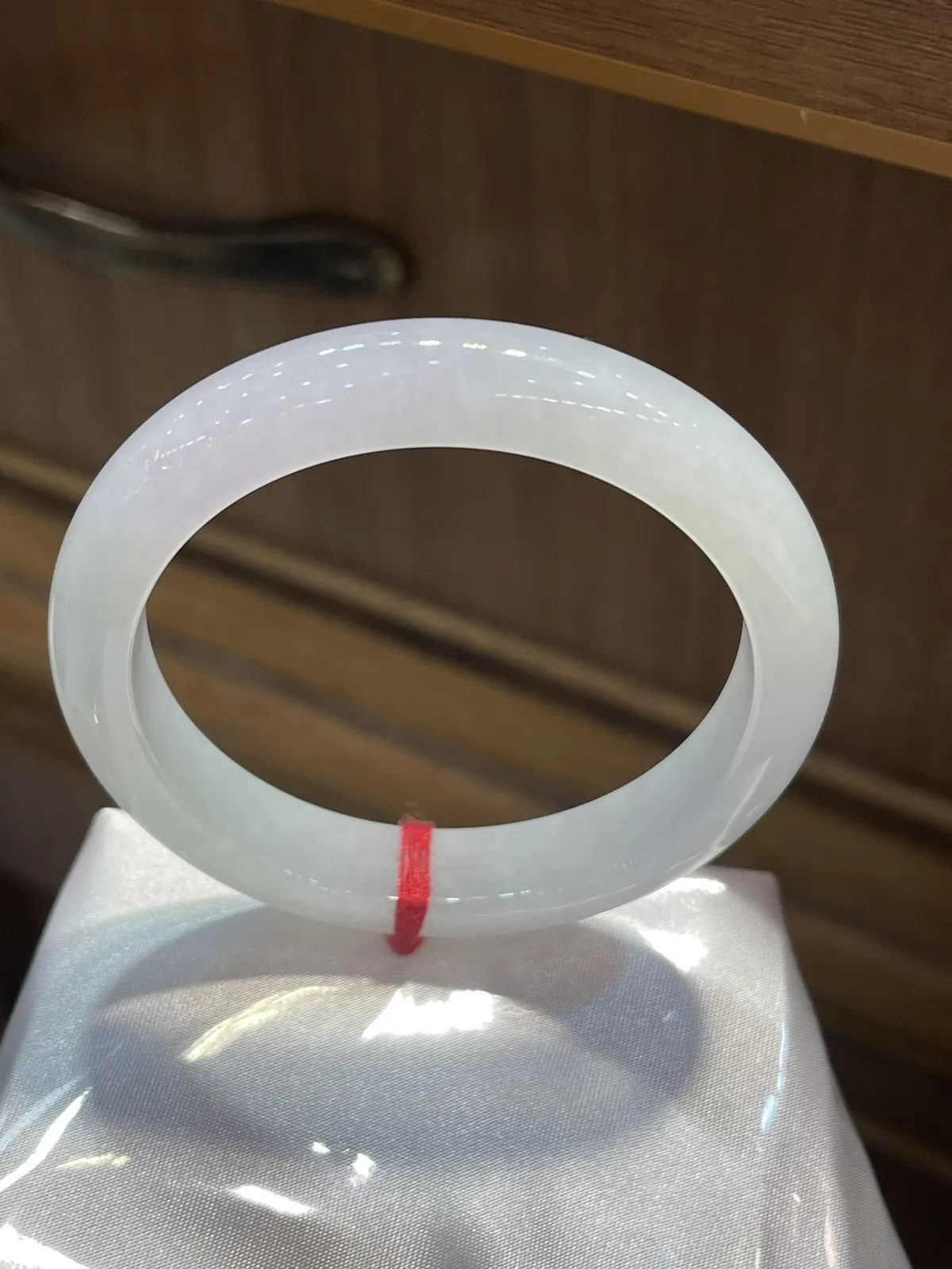缅甸翡翠A货，正圈手镯，上手效果非常棒，富贵镯，平平安安，健健康康my