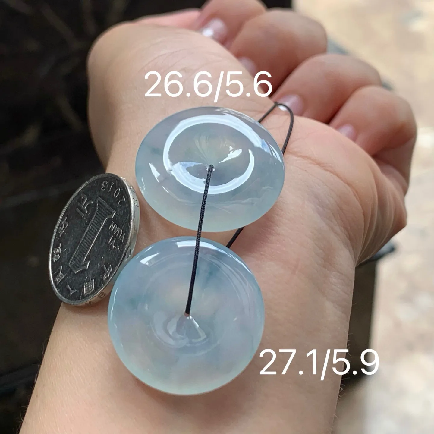 冰种平安扣
平安顺遂～ 单件价