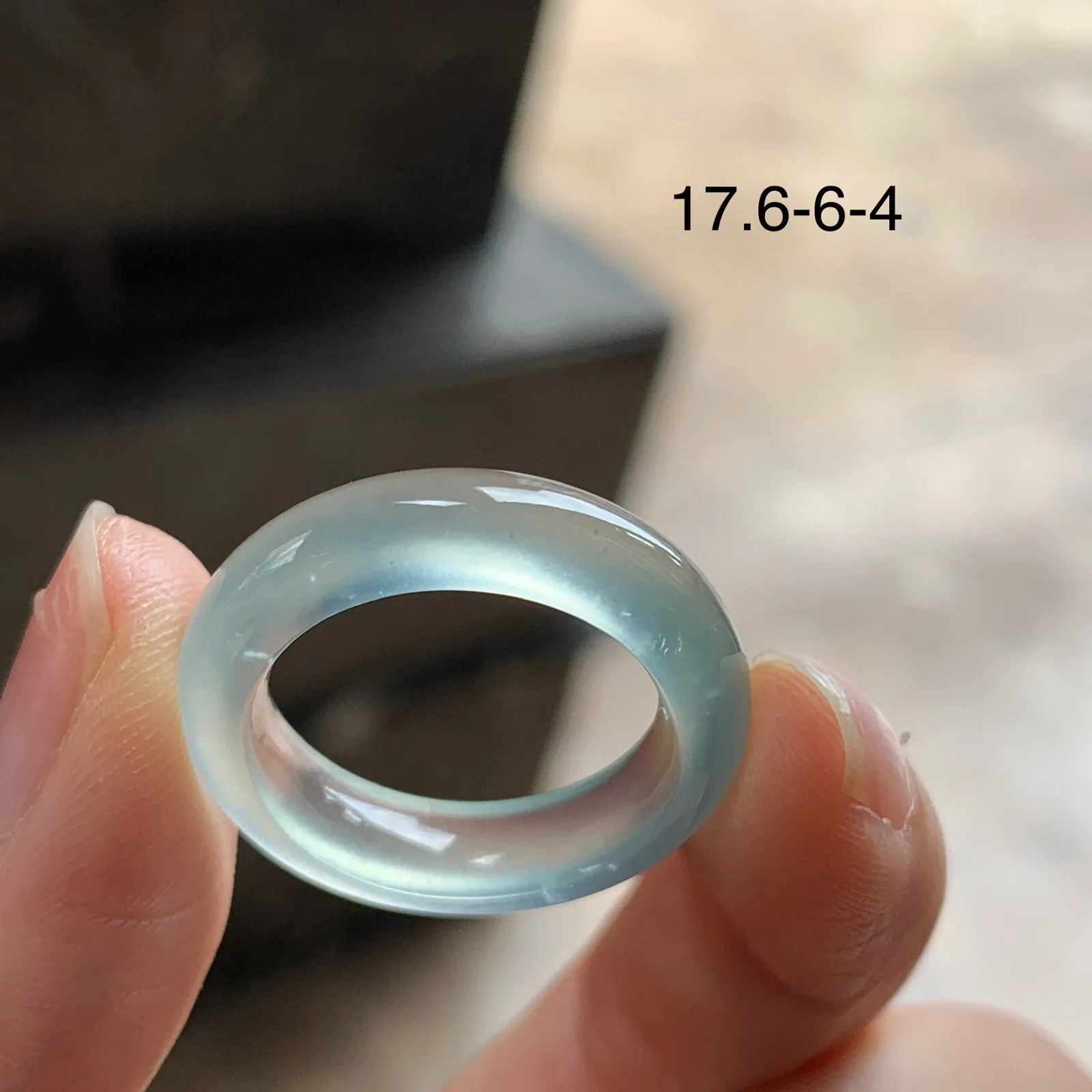 高冰种晴底指环 15号指圈