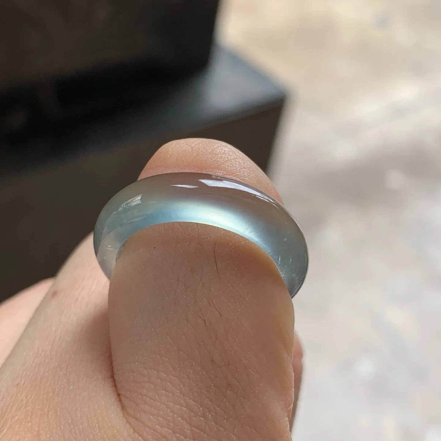高冰种晴底指环 15号指圈