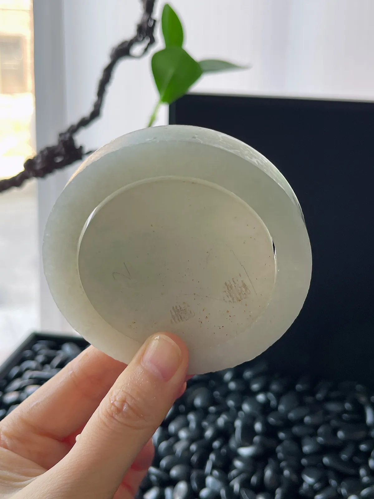 翡翠镯饼，⭕️正圈最大做56，圆条最大做52；最小做55