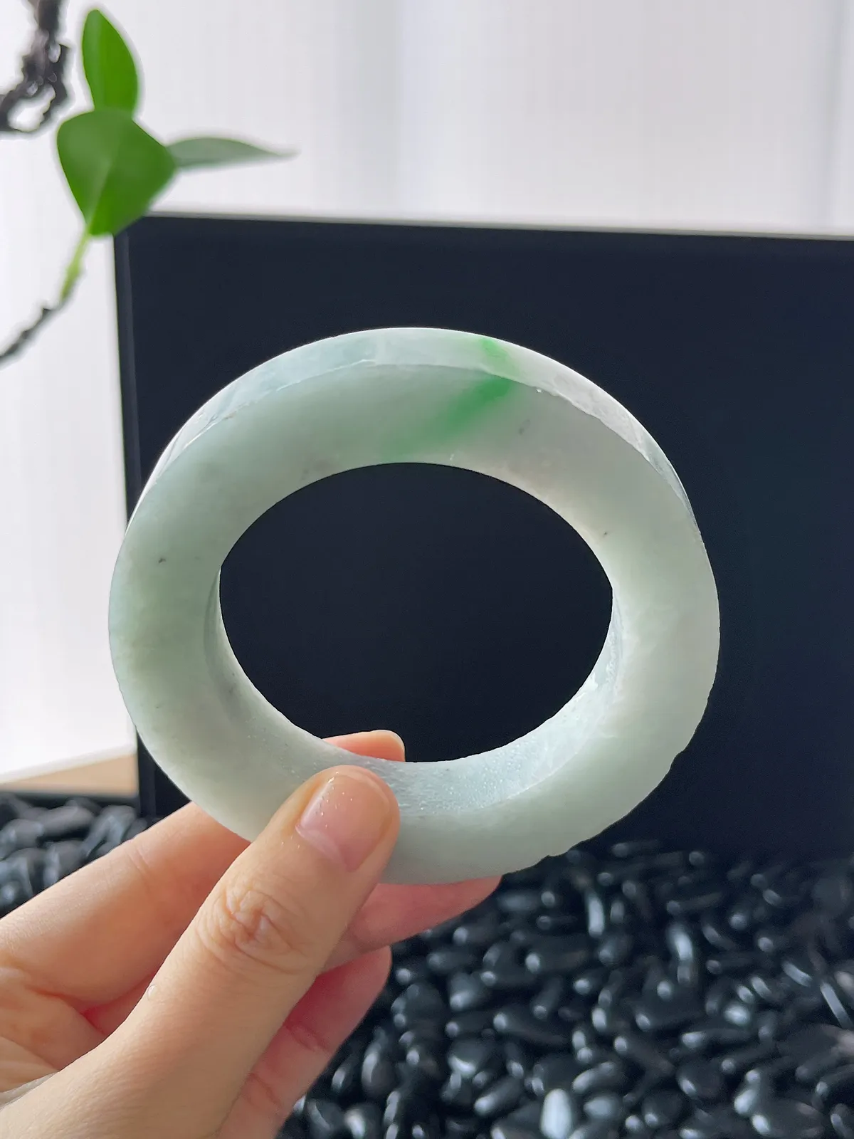 翡翠毛胚，⭕️正圈最大做61，圆条最大做57；最小做53.5