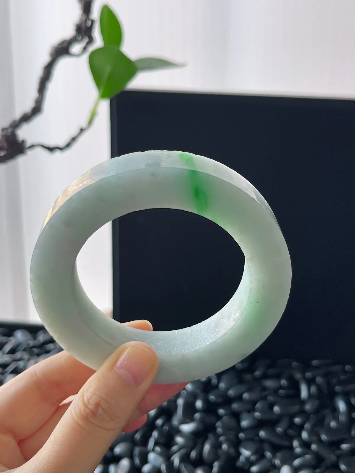 翡翠毛胚，⭕️正圈最大做61，圆条最大做57；最小做53.5