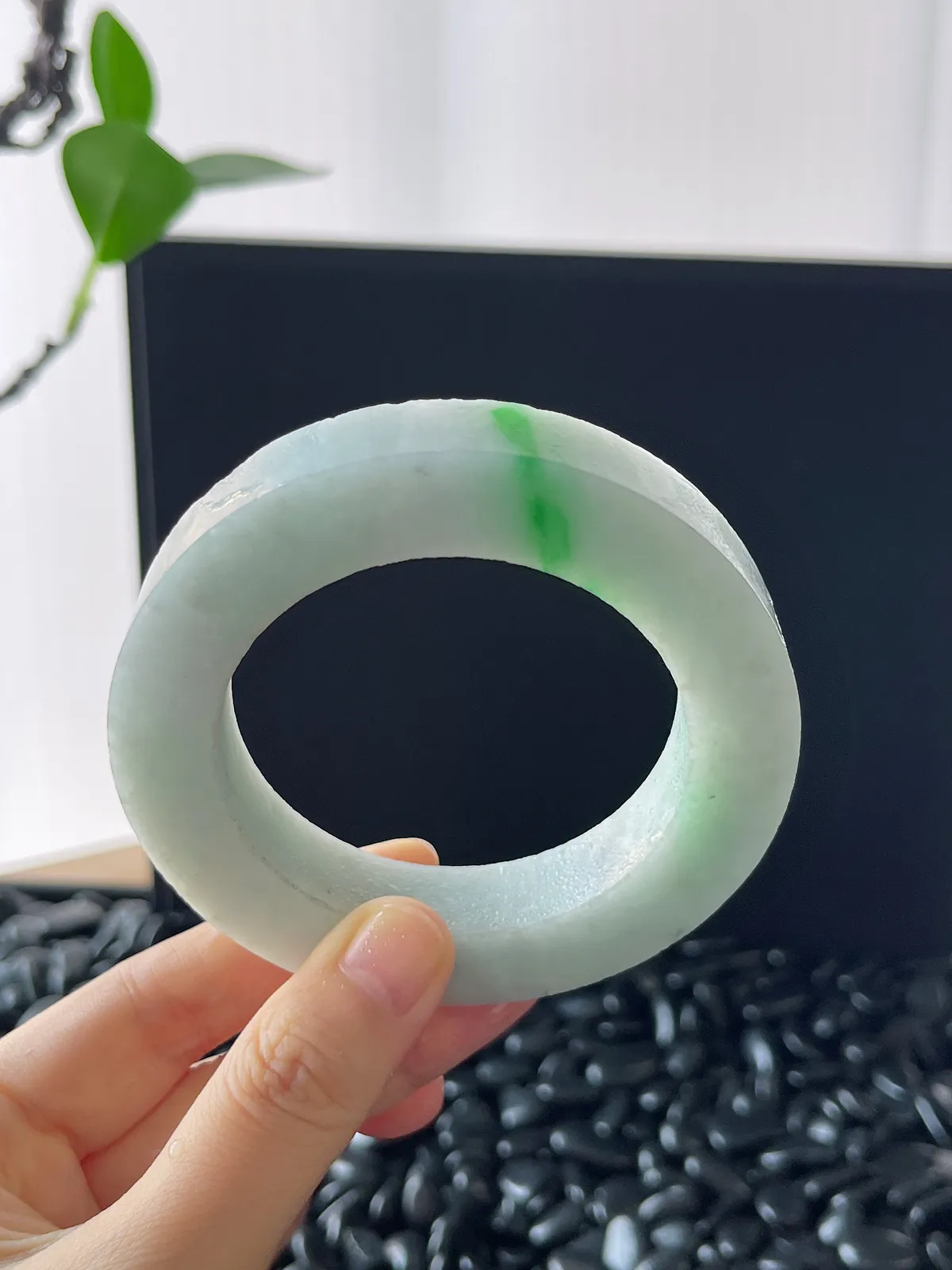 翡翠毛胚，⭕️正圈最大做61，圆条最大做57；最小做53.5