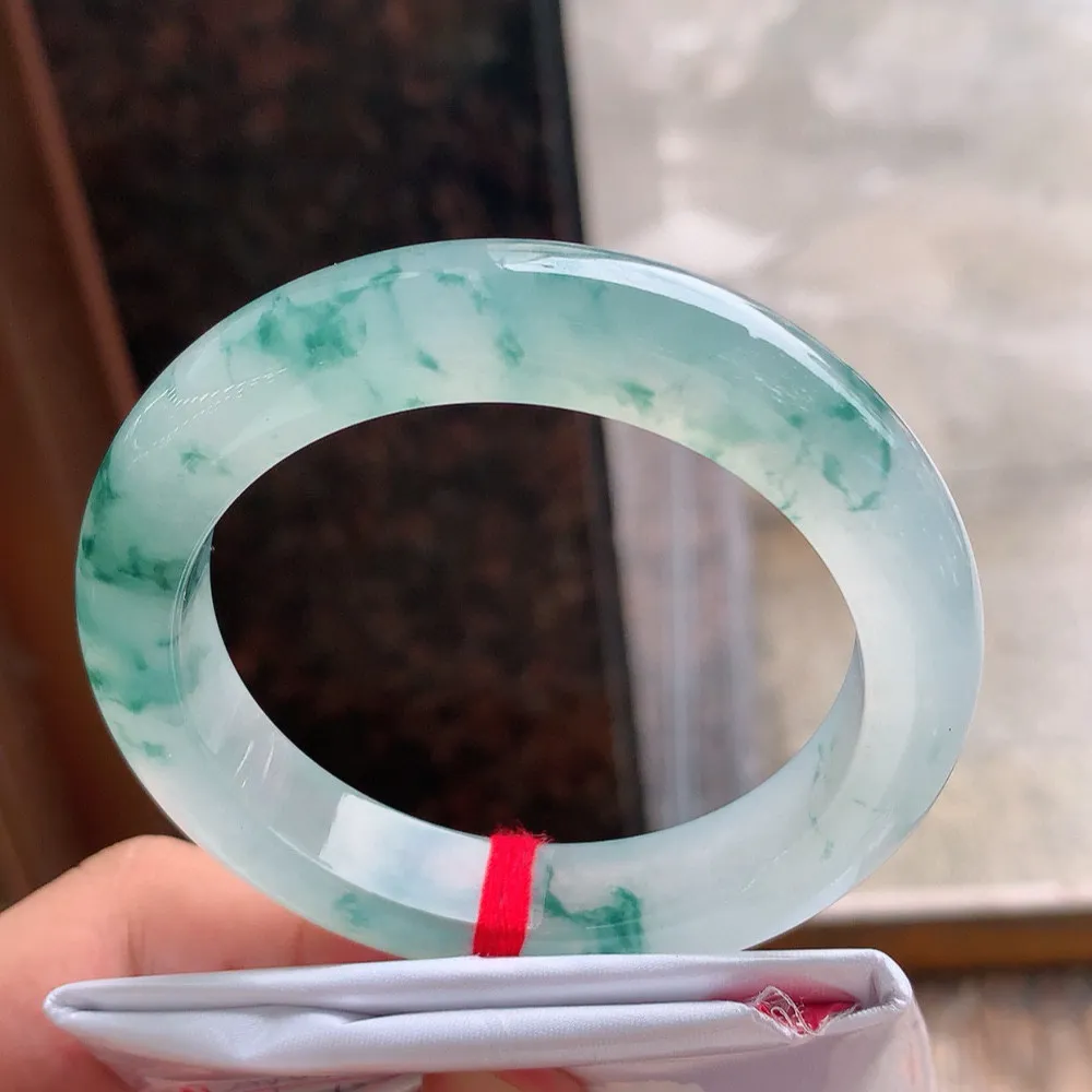 正圈冰玻飘花 微棉根 尺寸:56.1/12.1/9.9 花美 种水好🥰🥰