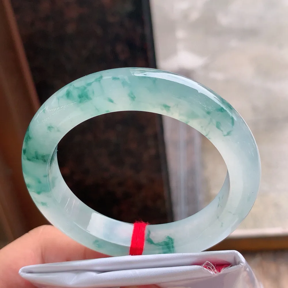 正圈冰玻飘花 微棉根 尺寸:56.1/12.1/9.9 花美 种水好🥰🥰