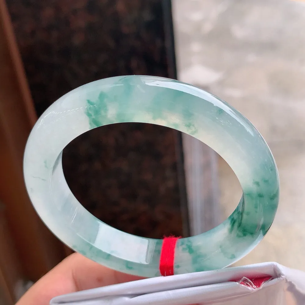 正圈冰玻飘花 微棉根 尺寸:56.1/12.1/9.9 花美 种水好🥰🥰