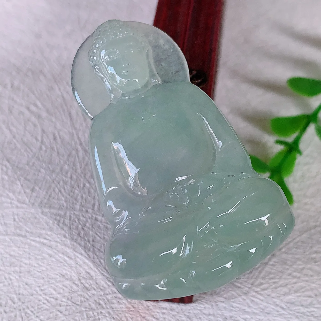 精品大日如来，冰种翡翠大日如来、佛祖，法相端庄静美，普度众生 #03.9