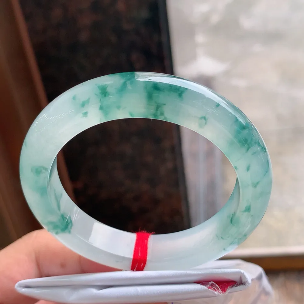 正圈冰玻飘花 微棉根 尺寸:56.1/12.1/9.9 花美 种水好🥰🥰